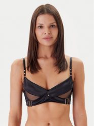 Hunkemöller Biustonosz z fiszbiną Colette 301142 Czarny. Czarne biustonosze Hunkemöller, bez wzorów, z syntetyku. Za 119.99 zł.