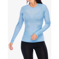 Bluza termoaktywna damska Smartwool Intraknit Thermal Merino BL Crew. Niebieskie bluzy Smartwool, na zimę, xs, bez wzorów, bez kaptura. Za 419.99 zł.