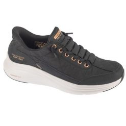 Buty sportowe Sneakersy damskie, Slip-ins: Contour Foam - Golden Hour. Czarne obuwie sportowe Skechers, bez zapięcia, trekkingowe. Za 369.99 zł.