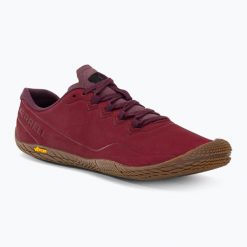 Buty do biegania damskie Merrell Vapor Glove 3 Luna LTR. Brązowe obuwie sportowe Merrell, bez zapięcia, do biegania. Za 554.15 zł.
