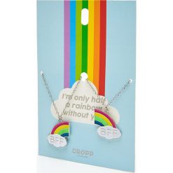 Naszyjnik dla najlepszych przyjaciółek - Różowy. Naszyjniki marki Cropp. Za 24.99 zł.