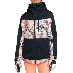 Damska Kurtka ROXY PRESENCE PARKA JACKET. Brązowe kurtki narciarskie Roxy, l, bez wzorów, z materiału, bez kaptura, narciarskie. Za 969.99 zł.