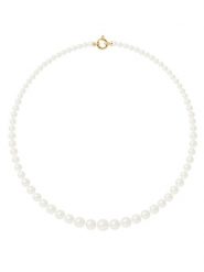 Pearl Addict Naszyjnik z perłami w kolorze białym - dł. 50 cm rozmiar: onesize. Białe naszyjniki Pearl Addict, z perłą, złote. Za 1,696.99 zł.