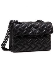 Kurt Geiger Torebka Kensington 7387500109 Czarny. Czarne torebki klasyczne Kurt Geiger, bez wzorów, ze skóry, bez dodatków. Za 969.99 zł.
