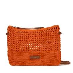 Torebka Gianni Chiarini. Pomarańczowe listonoszki Gianni Chiarini, bez wzorów, bez dodatków. Za 269.99 zł.