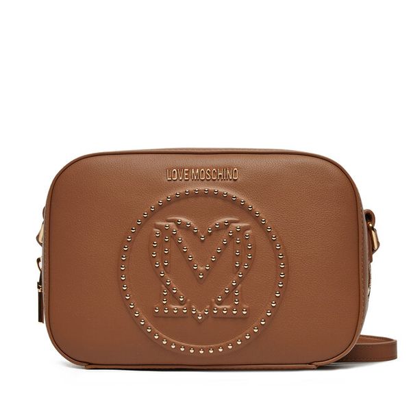 Torebka LOVE MOSCHINO. Brązowe listonoszki Love Moschino, bez wzorów, bez dodatków. Za 659.99 zł.