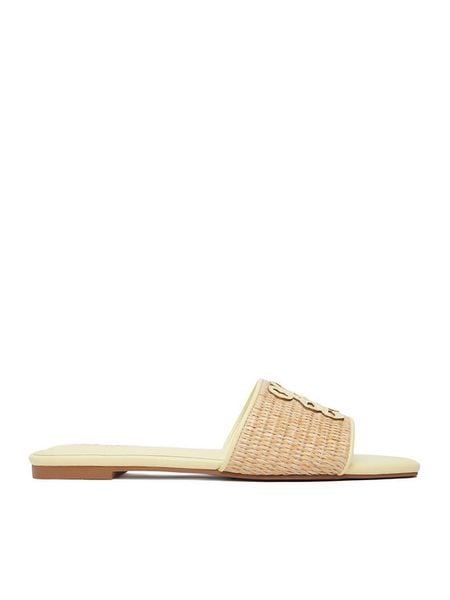 Nine West Klapki CEO-SMRL393661 Beżowy. Brązowe klapki Nine West, bez wzorów, z syntetyku, bez obcasa. Za 149.99 zł.