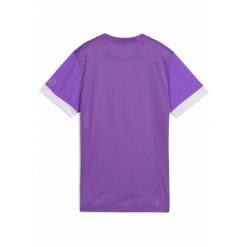 Damska koszulka do padla z grafiką INDIVIDUAL PUMA Purple Glimmer White. Białe bluzki Puma, xl, bez wzorów, sportowe, bez kołnierzyka, bez ramiączek. W wyprzedaży za 109.00 zł.