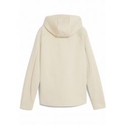 Damska rozpinana bluza Evostripe z kapturem PUMA Alpine Snow White. Białe bluzy Puma, bez wzorów, z kapturem. Za 349.00 zł.