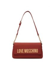 LOVE MOSCHINO Torebka JC4109PP0PKD0459 Czerwony. Czerwone listonoszki Love Moschino, bez wzorów, ze skóry, bez dodatków. Za 809.99 zł.