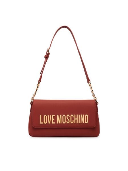 LOVE MOSCHINO Torebka JC4109PP0PKD0459 Czerwony. Czerwone listonoszki Love Moschino, bez wzorów, ze skóry, bez dodatków. Za 809.99 zł.
