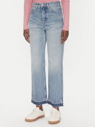 Tommy Jeans Jeansy Layla DW0DW20480 Niebieski Straight Fit. Niebieskie jeansy Tommy Jeans, bez wzorów. Za 379.99 zł.
