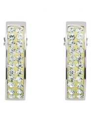 COEUR DE LION Kolczyki-wkrętki z kryształami rozmiar: onesize. Szare kolczyki COEUR DE LION, z kryształem, ze stali. Za 113.99 zł.