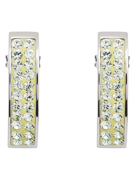 COEUR DE LION Kolczyki-wkrętki z kryształami rozmiar: onesize. Szare kolczyki COEUR DE LION, z kryształem, ze stali. Za 113.99 zł.