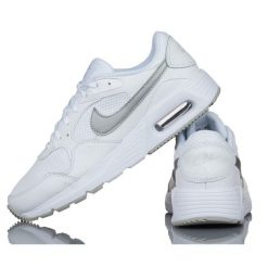 Buty Sportowe Damskie Nike Air Max SC. Białe obuwie sportowe Nike, bez zapięcia, nike air max. Za 398.70 zł.