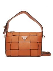 Guess Torebka Maylee Mini HWWG96 61720 Brązowy. Brązowe torebki klasyczne Guess, z aplikacjami, ze skóry, bez dodatków. Za 639.99 zł.