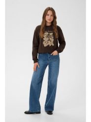 Kaffe Bluza w kolorze brązowym rozmiar: S. Brązowe bluzy Kaffe, s, bez wzorów, bez kaptura. Za 174.95 zł.