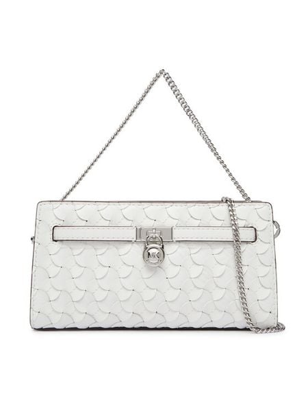 MICHAEL Michael Kors Torebka 32R6SNXC0L Biały. Białe torebki klasyczne MICHAEL Michael Kors, bez wzorów, ze skóry, bez dodatków. Za 1,099.00 zł.