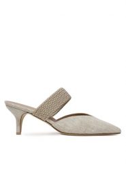 MALONE SOULIERS Klapki Maisie 45-154 Beżowy. Brązowe klapki MALONE SOULIERS, bez wzorów, z materiału, bez obcasa. Za 1,839.00 zł.
