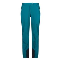 Spodnie turystyczne dla kobiet Regatta Mountain III. Niebieskie spodnie sportowe Regatta, na lato, s, bez wzorów, trekkingowe. W wyprzedaży za 394.00 zł.