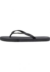 Klapki damskie Athlecia Summer. Czarne klapki ENDURANCE, bez wzorów, z otwartym noskiem, bez obcasa. Za 109.00 zł.