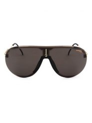 Carrera Okulary przeciwsłoneczne unisex w kolorze złoto-brązowym rozmiar: onesize. Brązowe okulary przeciwsłoneczne Carrera, bez wzorów, z tworzywa sztucznego. Za 264.95 zł.