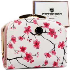 Portfel damski Peterson PTN 1830-F8 wzór 2. Portfele Peterson, bez wzorów, ze skóry. Za 69.99 zł.