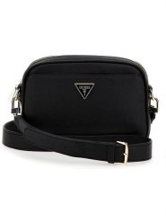 Guess Torebka w kolorze czarnym - 24 x 18 x 4 cm rozmiar: onesize. Czarne torby na ramię Guess, z aplikacjami, z materiału, na ramię, bez dodatków. Za 440.45 zł.