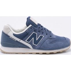 New Balance - Buty WR996BN. Niebieskie obuwie sportowe New Balance, z materiału, bez zapięcia. W wyprzedaży za 219.90 zł.