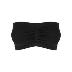 Wyściełany Top Bandeau Dla Kobiet. Czarne topy Urban Classics, xl, bez wzorów, bez kołnierzyka, bez ramiączek. Za 39.99 zł.