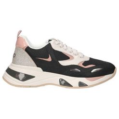 Liu Jo Sneakersy w kolorze czarno-jasnoróżowo-białym rozmiar: 37. Białe trampki Liu Jo, bez wzorów, z materiału, bez zapięcia. Za 174.02 zł.