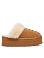 DeeZee Kapcie DZ-AW12 Brązowy. Brązowe obuwie domowe DeeZee, bez wzorów, z materiału, bez zapięcia. Za 199.99 zł.