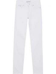 Calvin Klein Dżinsy - Skinny fit - w kolorze białym rozmiar: W28/L30. Białe jeansy Calvin Klein, l, z aplikacjami. Za 250.95 zł.
