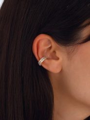 Luja Bijoux Pozłacane nausznice z cyrkoniami rozmiar: onesize. Żółte kolczyki Luja Bijoux, z cyrkonią, pozłacane. Za 33.06 zł.