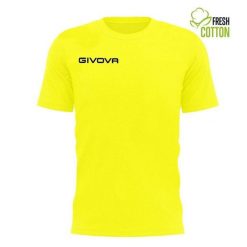 Givova Żółta Bawełniana Koszulka 3XL - Komfort i Styl. Czerwone bluzki Givova, xl, bez wzorów, z bawełny, eleganckie, bez kołnierzyka, bez ramiączek. Za 136.99 zł.