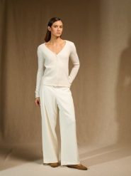 Perfect Cashmere Kaszmirowy kardigan "Colin" w kolorze kremowym rozmiar: XL. Brązowe kardigany Perfect Cashmere, xl, bez wzorów, z kaszmiru. Za 665.99 zł.