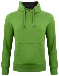 Clique Classic Hoody Women bluza z kapturem green melange. Zielone bluzy CLIQUE, l, bez wzorów, z bawełny, z kapturem. Za 309.10 zł.
