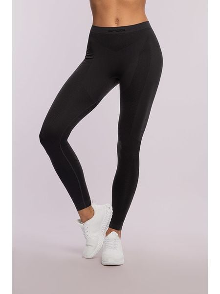 Spaio Legginsy termiczne "Play" w kolorze czarnym rozmiar: S. Czarne legginsy Spaio, s, bez wzorów, z materiału. Za 134.85 zł.