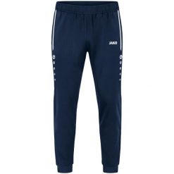 Spodnie dresowe polyesterowe Jako Allround. Niebieskie spodnie dresowe JAKO, bez wzorów, z dresówki. Za 162.00 zł.