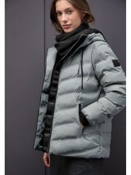 Street One Kurtka pikowana w kolorze szarym rozmiar: 36. Szare kurtki Street One, bez wzorów, bez kaptura. Za 366.35 zł.