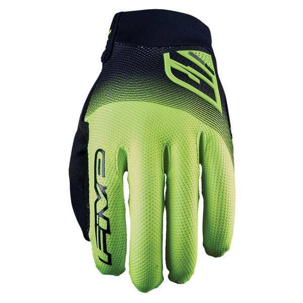 Rękawice XR-PRO - CZARNE/FLUO-ŻÓŁTE - XXL/12. Czarne rękawiczki FIVE GLOVES, bez wzorów, ze skóry, sportowe. Za 134.00 zł.