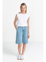 Rich & Royal Bermudy dżinsowe w kolorze błękitnym rozmiar: W30. Niebieskie szorty Rich & Royal, bez wzorów, z lyocellu. Za 214.70 zł.