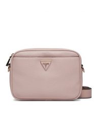 Guess Torebka Meridian (BG) HWBG87 78140 Różowy. Czerwone listonoszki Guess, z aplikacjami, ze skóry, bez dodatków. Za 279.99 zł.
