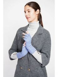 ASSUILI Rękawiczki w kolorze błękitnym rozmiar: onesize. Niebieskie rękawiczki Assuili, bez wzorów, z materiału. Za 87.19 zł.