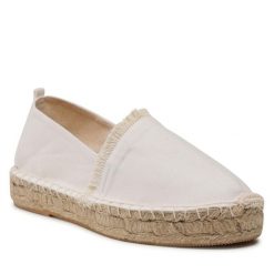 Espadryle Jenny Fairy. Białe espadryle Jenny Fairy, bez wzorów, bez obcasa, bez zapięcia. Za 129.99 zł.