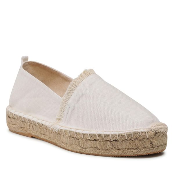 Espadryle Jenny Fairy. Białe espadryle Jenny Fairy, bez wzorów, bez obcasa, bez zapięcia. Za 129.99 zł.