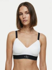 Calvin Klein Underwear Biustonosz top LV00QF8877 Biały. Białe biustonosze Calvin Klein Underwear, bez wzorów, z syntetyku. Za 169.99 zł.