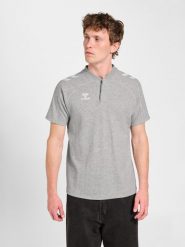 Polo Hummel Move 2.0. Niebieskie koszulki polo Hummel, m, bez wzorów, z bawełny, bez kołnierzyka, bez ramiączek. Za 252.50 zł.
