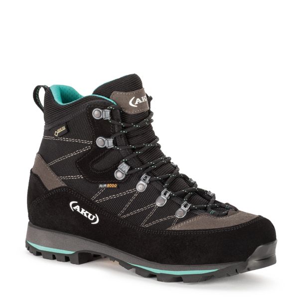 Buty górskie damskie AKU Trekker Lite III Wide GTX. Czarne trekkingi Aku, z zamszu, trekkingowe. Za 755.99 zł.