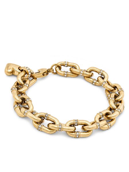 Guess Bransoletka JUBB06 445JW Złoty. Żółte bransoletki Guess, ze stali. Za 499.99 zł.